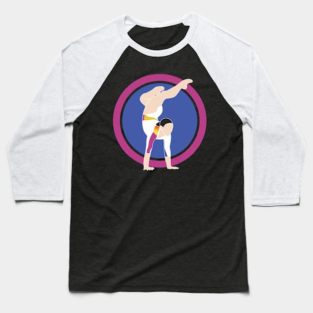 Gymnast Baseball T-Shirt by Flipflytumble